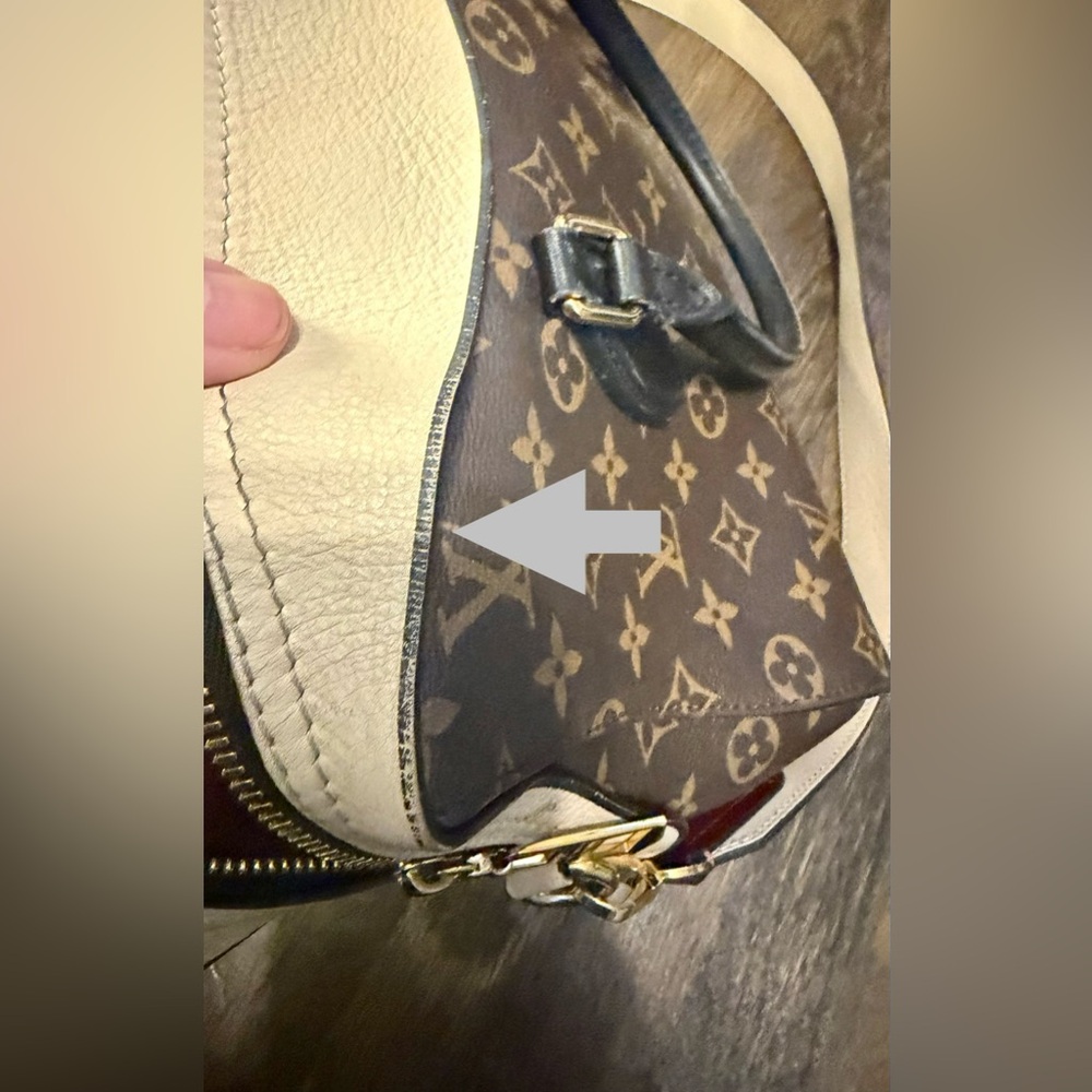 LOUIS VUITTON Monogram Canvas And Tricolor Leather Tuileries NM Bag - Picture 10 of 13